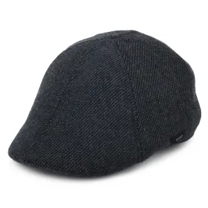 Barts Hats Mr. Mitchell Duckbill Flat Cap - Navy Blue