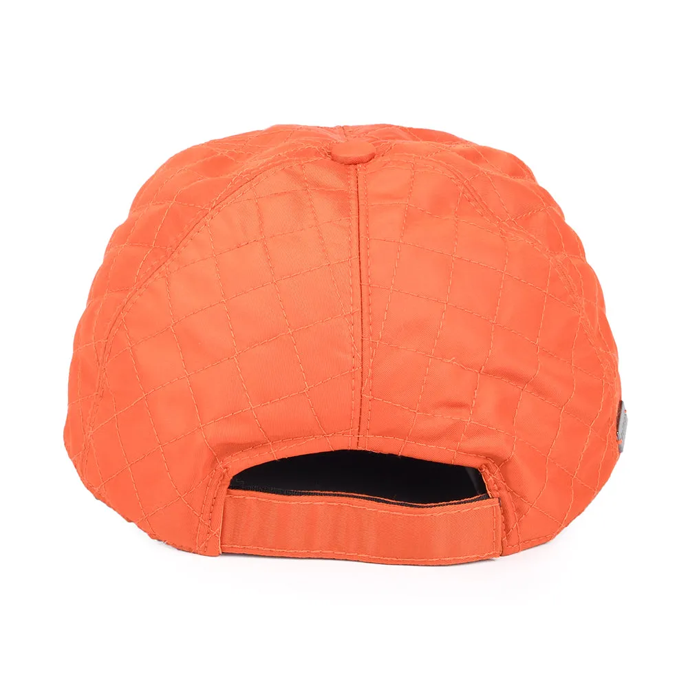 Betmar Hats Quilted Rain Baseball Cap - Orange