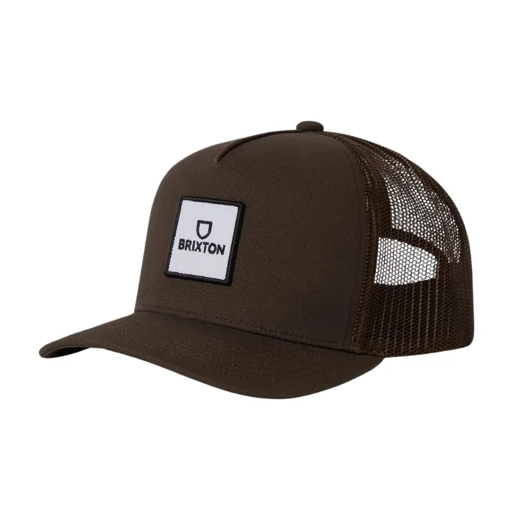 Brixton Alpha Block X C MP Mesh Cap - Brown/Brown