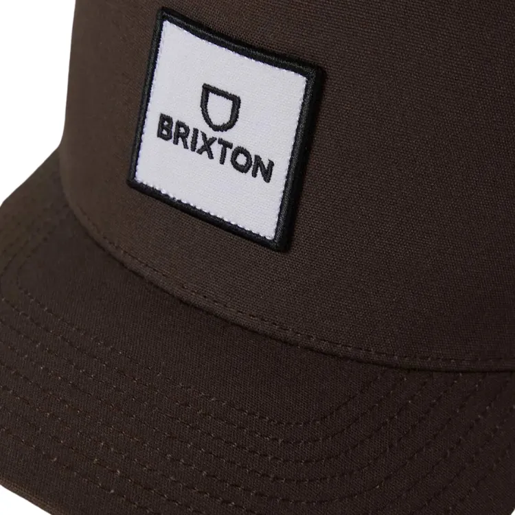Brixton Alpha Block X C MP Mesh Cap - Brown/Brown