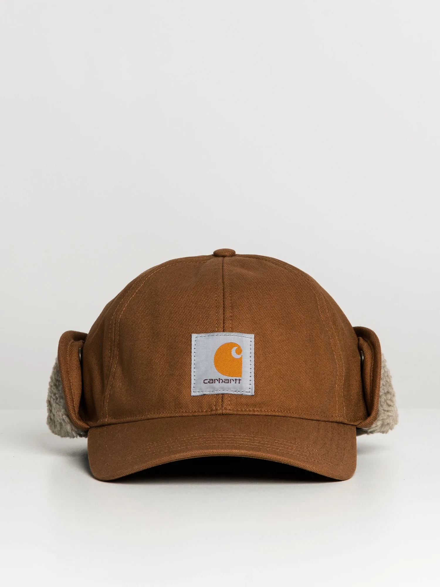 CARHARTT RAIN DEFENDER EARFLAP CAP -BROWN