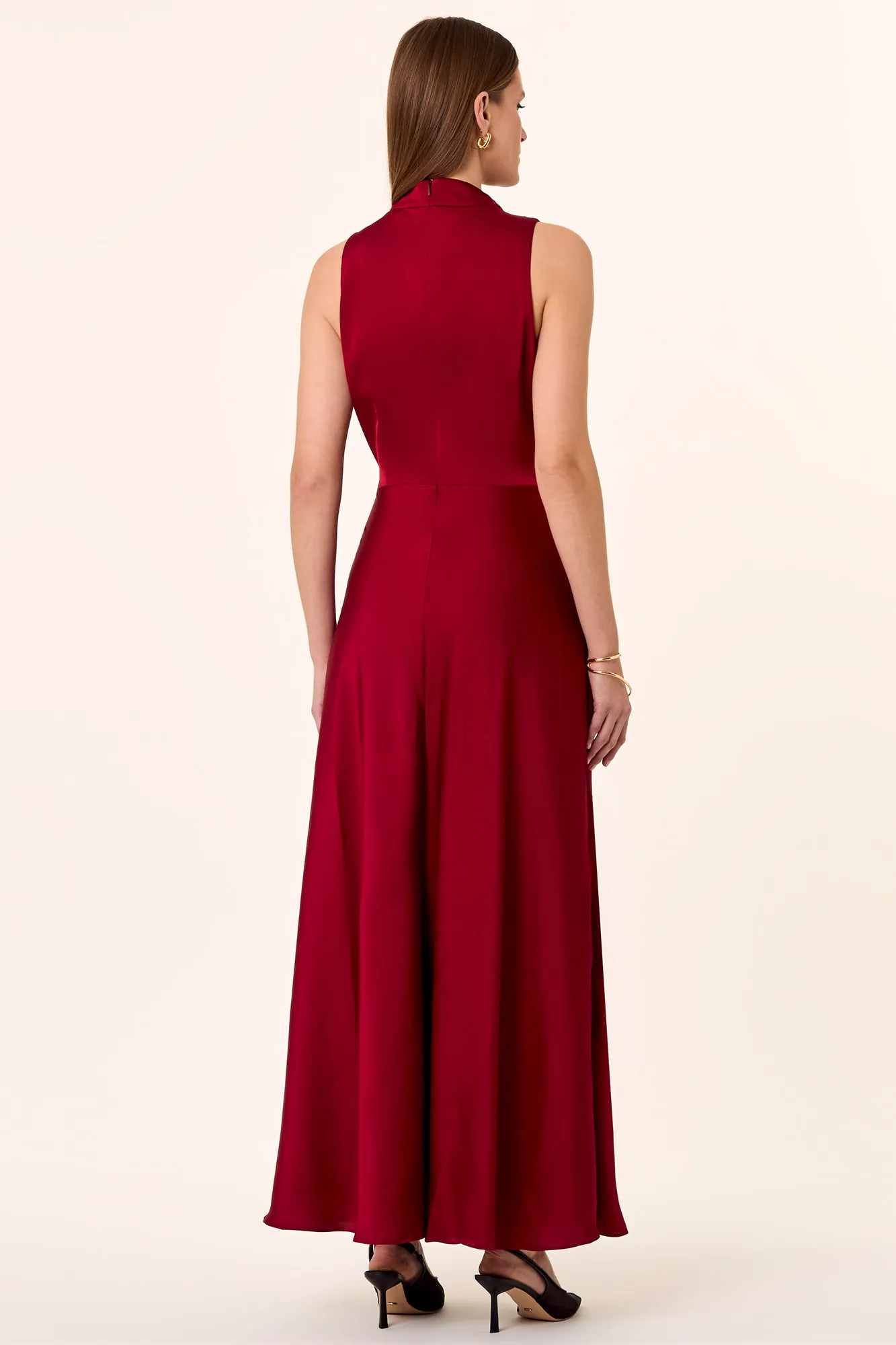 Esmara Dress- Bordeaux