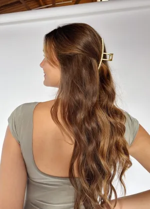 Faith Matte Gold Claw Clips
