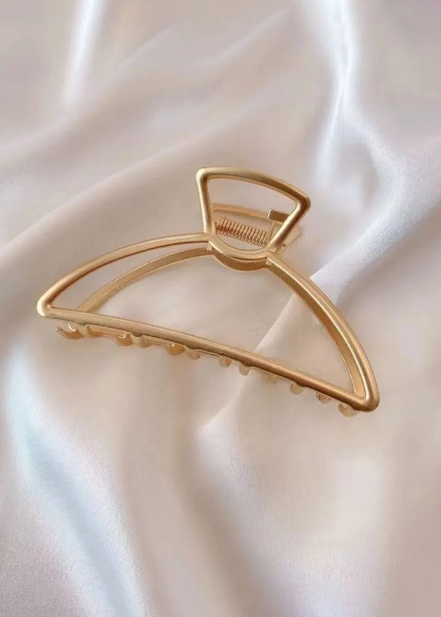 Faith Matte Gold Claw Clips