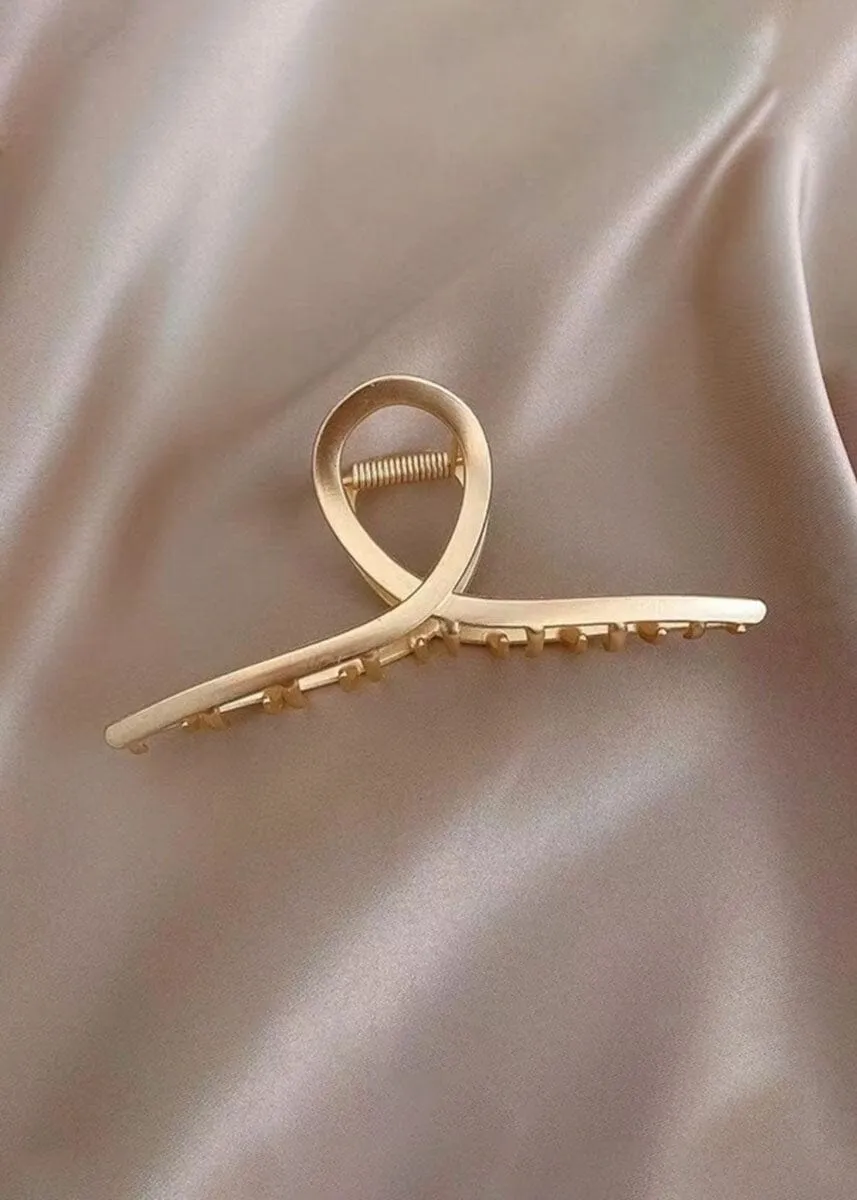 Faith Matte Gold Claw Clips
