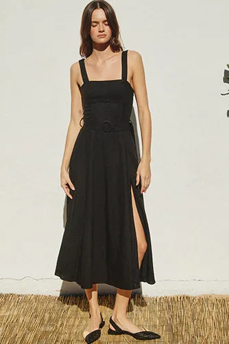 Garden Symphony Dress in Black
