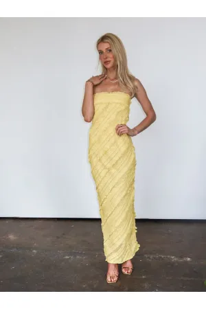 Golden Hour Ruffled Maxi Dress