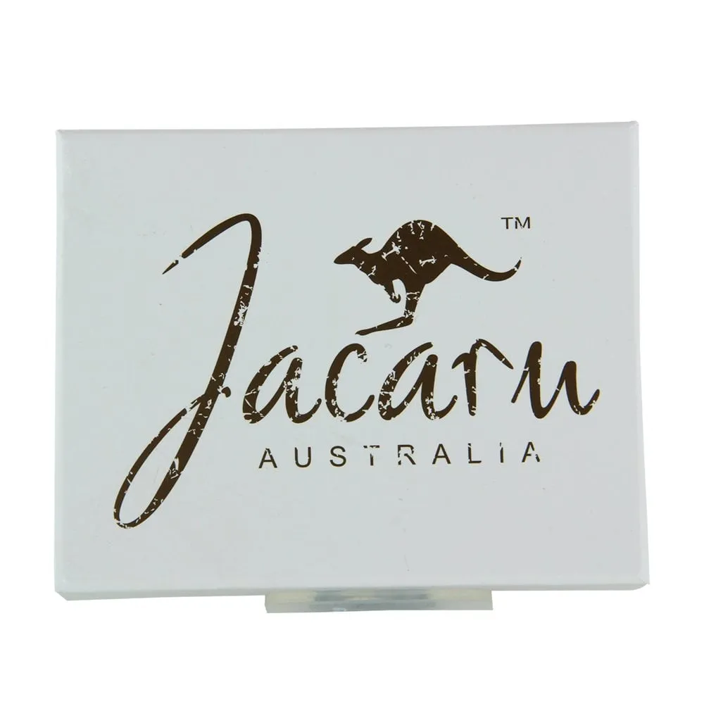 Jacaru Kangaroo Leather Flap Wallet - Stonewash