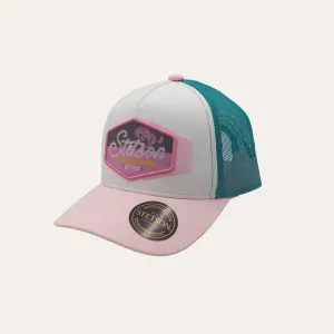 KIDS BRONCO TRUCKER PINK