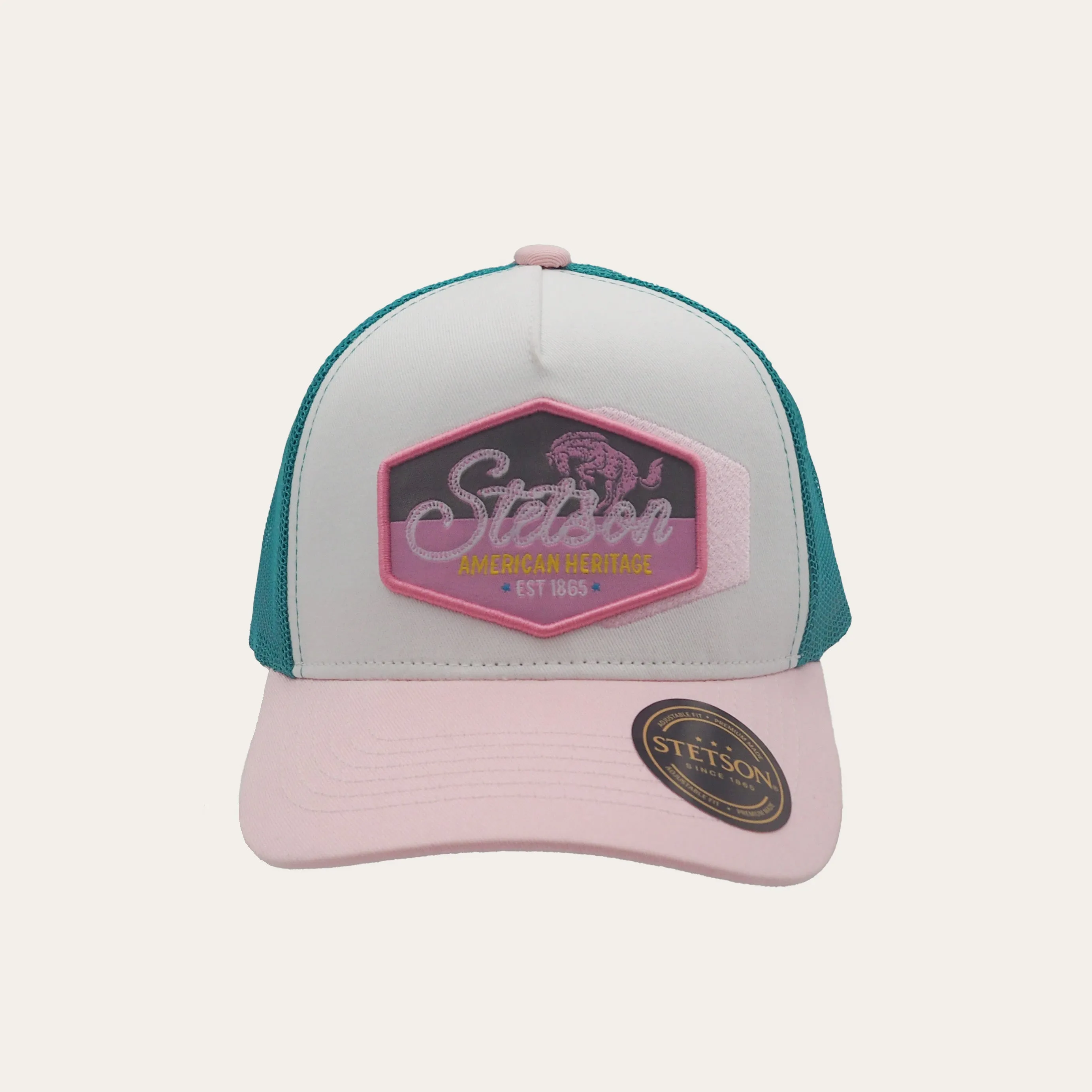 KIDS BRONCO TRUCKER PINK
