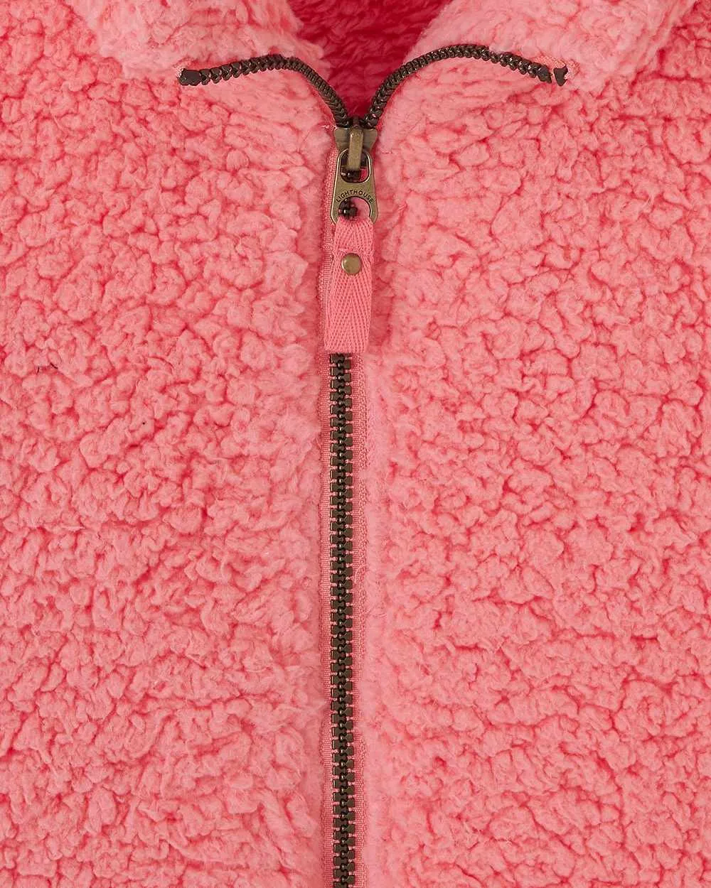 Lighthouse Ladies Seashell Full Zip Sherpa Fleece