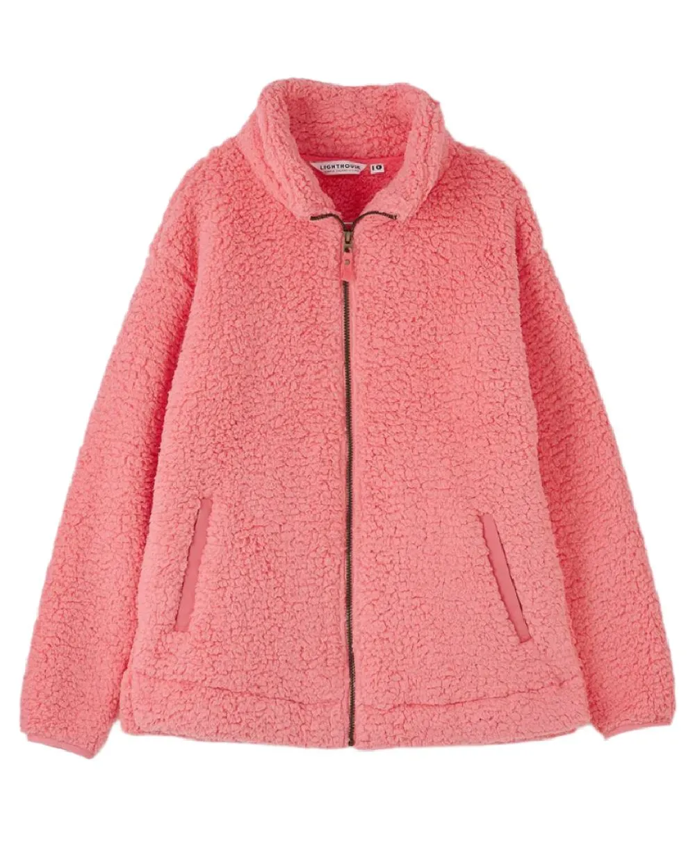 Lighthouse Ladies Seashell Full Zip Sherpa Fleece