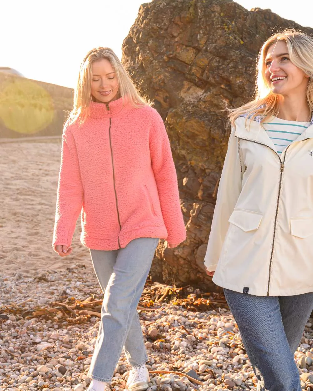 Lighthouse Ladies Seashell Full Zip Sherpa Fleece
