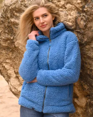 Lighthouse Ladies Seashell Full Zip Sherpa Fleece