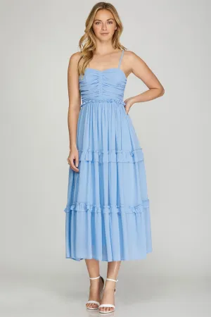 Love You More Dress in Blue