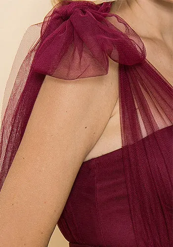 Nefertiti Dress in Burgundy