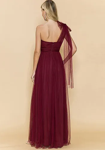 Nefertiti Dress in Burgundy