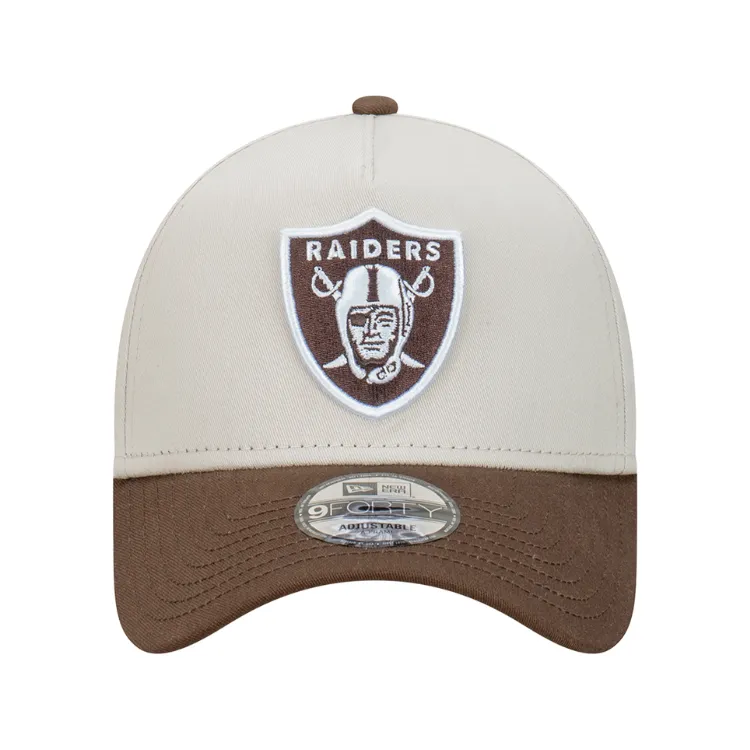 New Era Las Vegas Raiders 9FORTY A Frame - Vintage Stone/Walnut