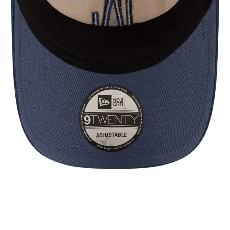 New Era Los Angeles Dodgers 9TWENTY Cord Cap - Ivory/Dark Royal