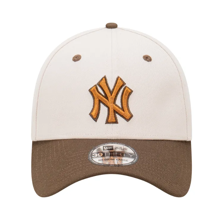 New Era New York Yankees 39THIRTY Cap - Stone/Walnut/Toasted Peanut