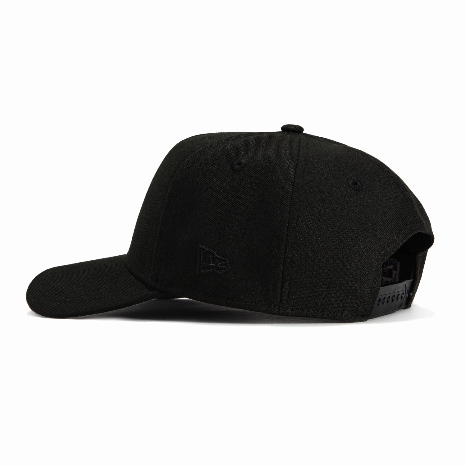 New Era 9Forty A-Frame Los Angeles Dodgers 100th Anniversary Patch Snapback Hat - Black. White