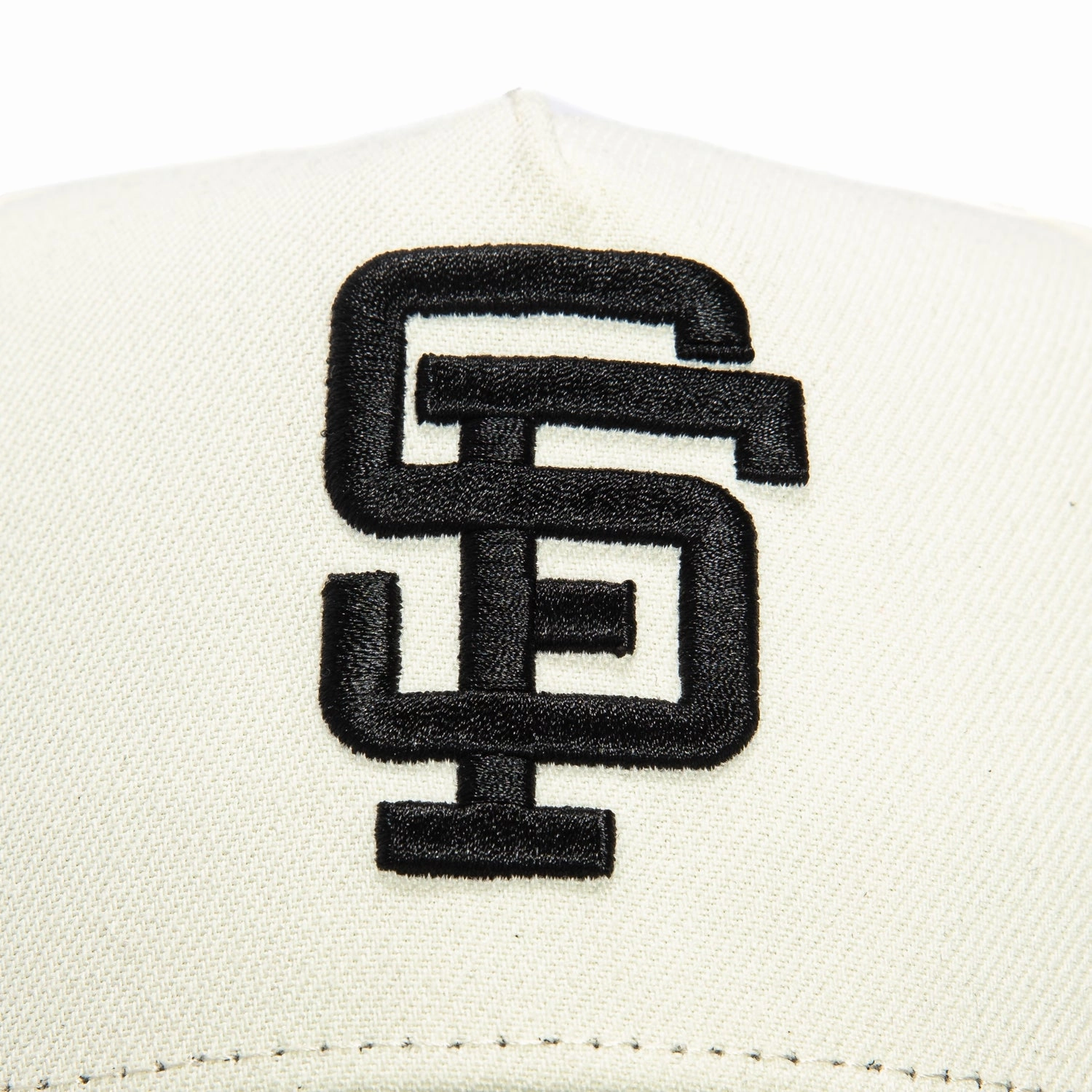 New Era 9Forty A-Frame San Francisco Giants Snapback Hat - White. Black