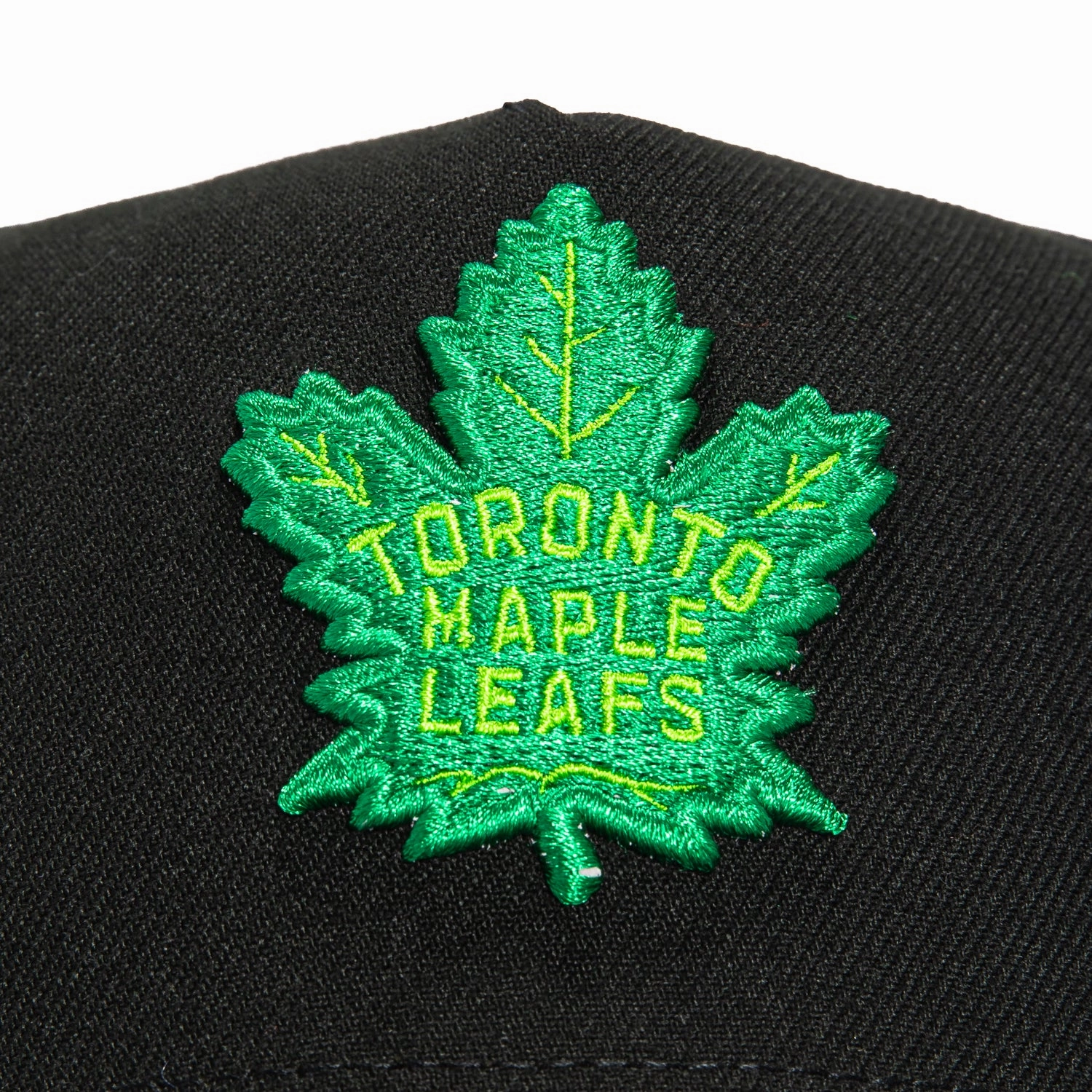 New Era 9Forty A-Frame Toronto Maple Leafs Snapback Hat - Black