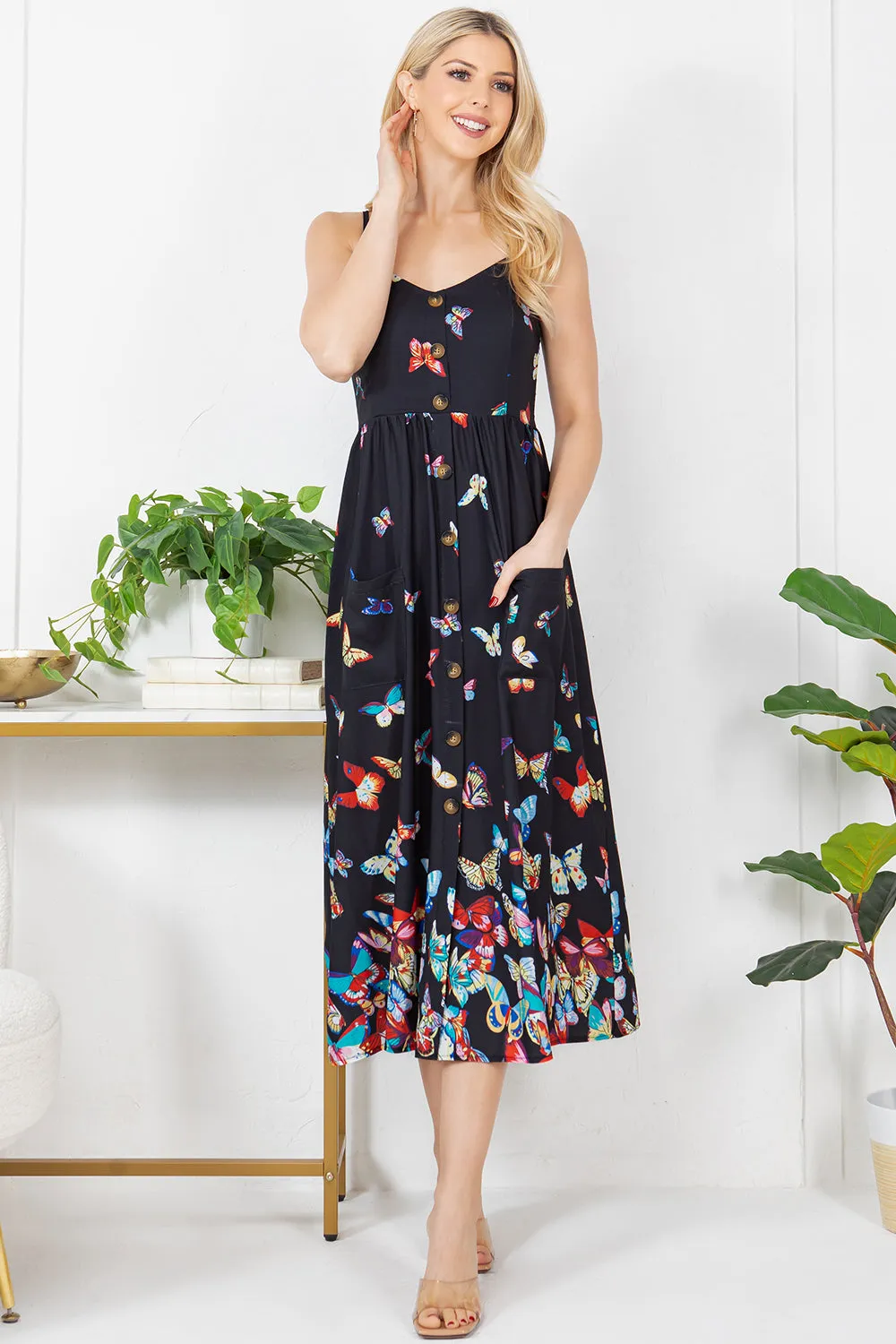 Out Of Town Dress in Butterflies