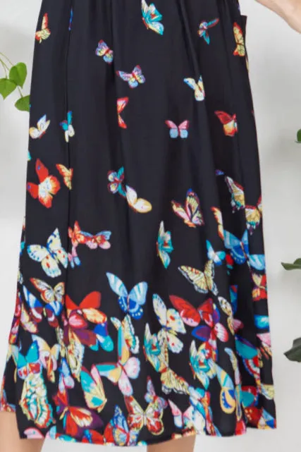 Out Of Town Dress in Butterflies