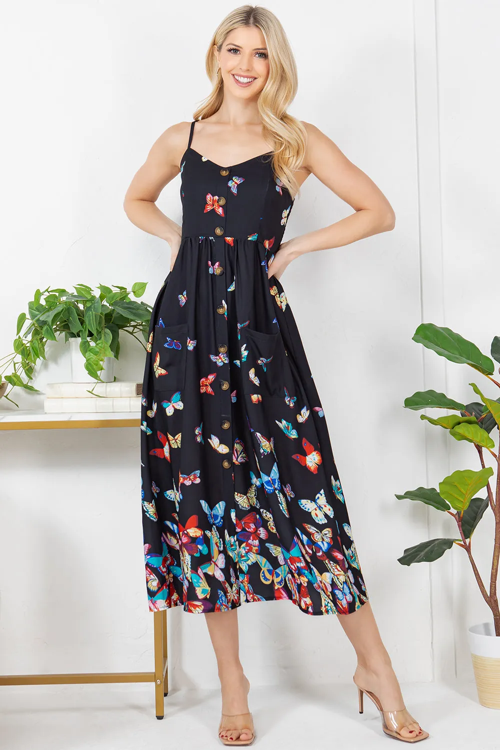 Out Of Town Dress in Butterflies