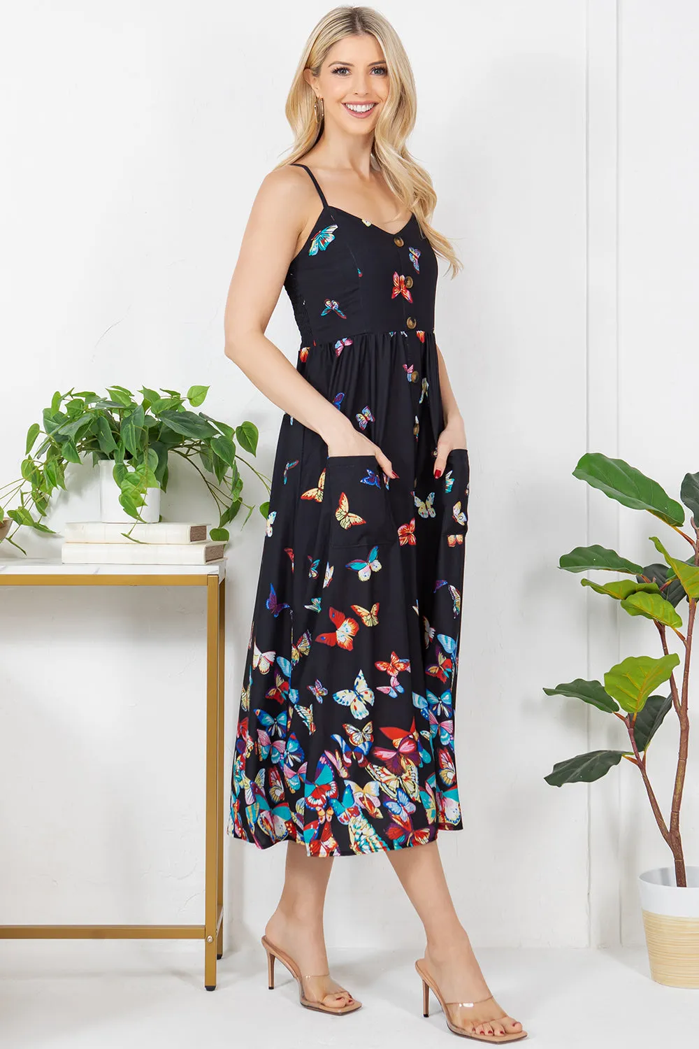 Out Of Town Dress in Butterflies