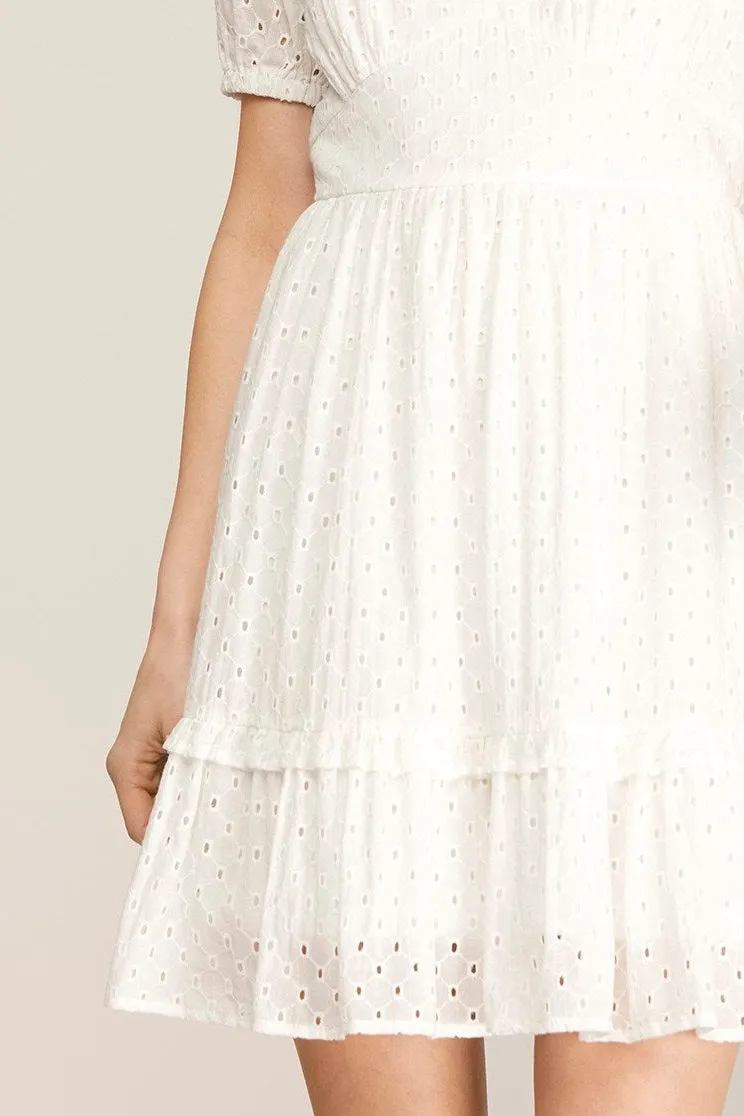 Panna Cotta Dress in White
