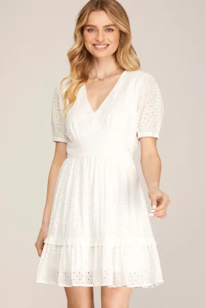 Panna Cotta Dress in White
