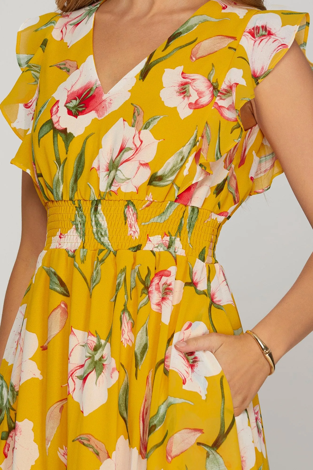 PRE-ORDER: English Courtyard Dress in Yellow