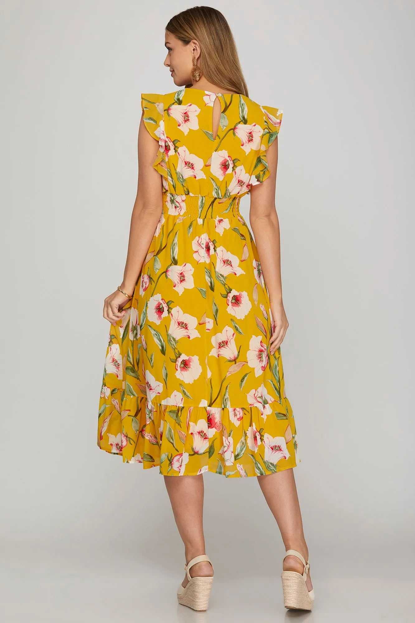 PRE-ORDER: English Courtyard Dress in Yellow