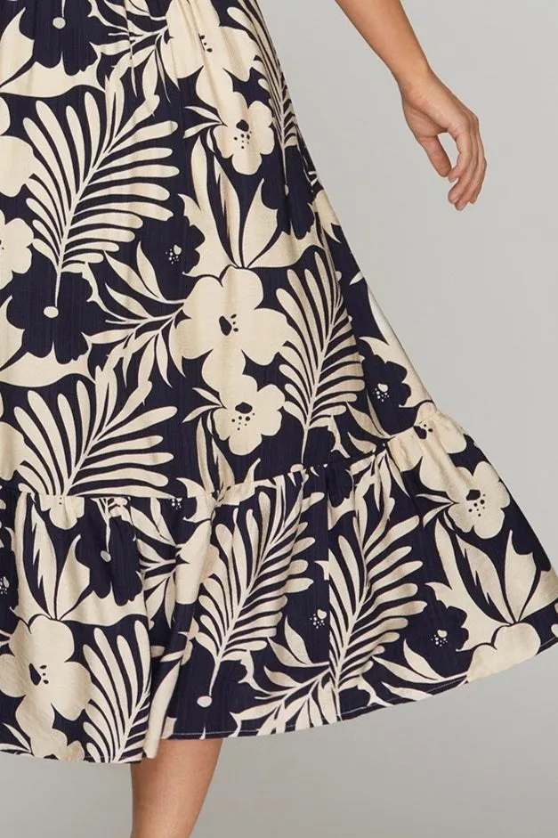 PRE-ORDER: Warm Welcome Dress in Navy