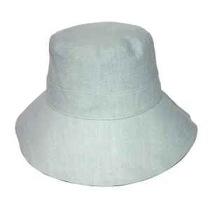 Rigon Fifi Linen Bucket Hat - Blue
