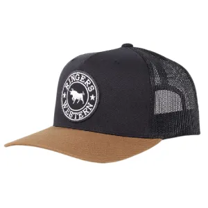 Ringers Western Signature Bull Trucker - Dark Navy/Clay