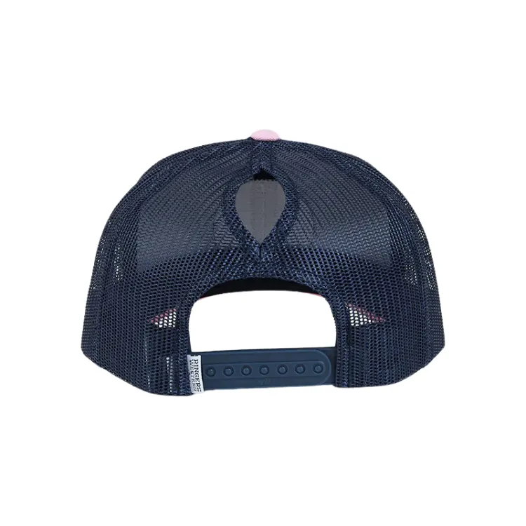 Ringers Western Tara Ponytail Trucker Cap - Navy/Pastel Pink