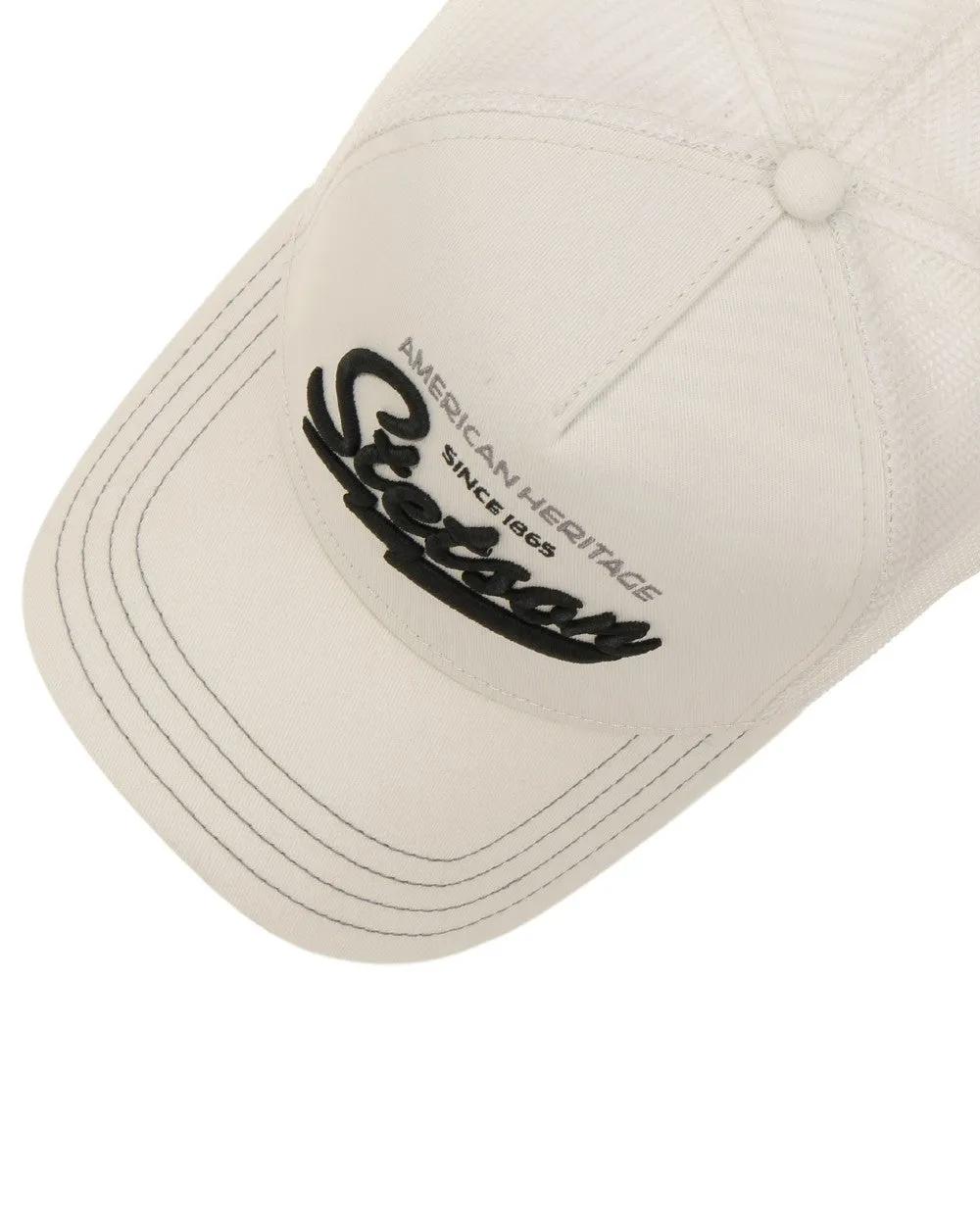 Stetson American Heritage Classic Off White Trucker Cap