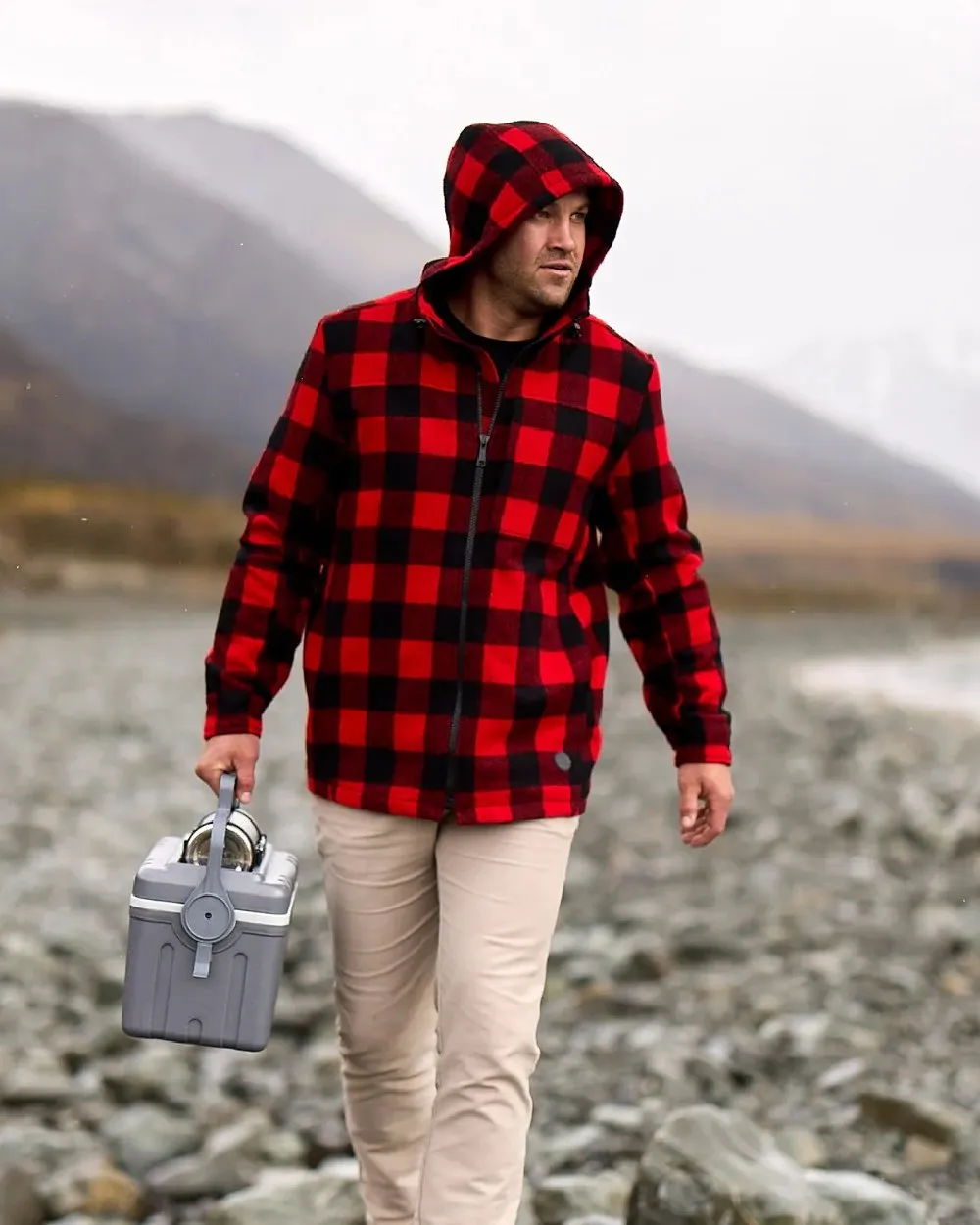 Swanndri Mens Hudson Wool Hoodie