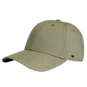 Uflex 6 Panel Recycled Cotton Baseball Cap - Olive