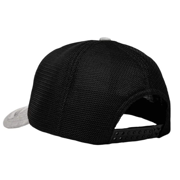 Uflex Unisex Comfort Trucker Cap - Grey Melange
