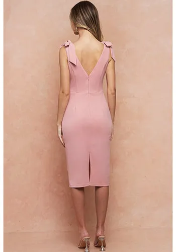 Valentina Dress in Blush Pink