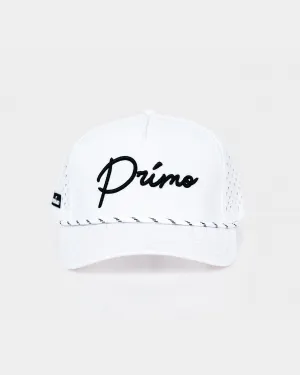 White Cursive Hat